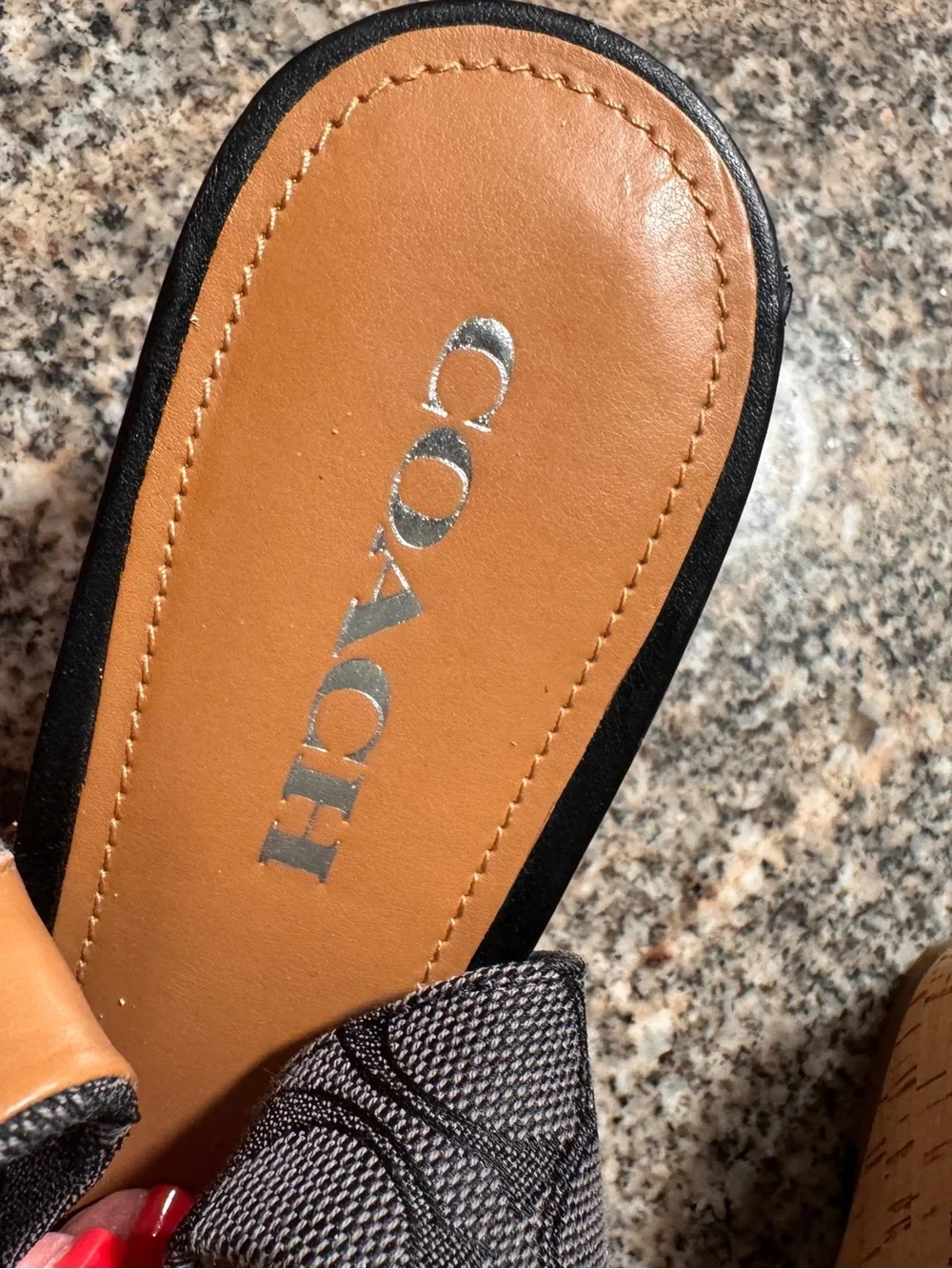 Coach signature charcoal
